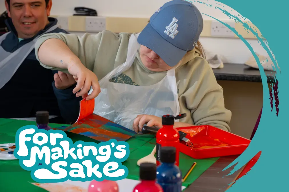For makings sake art workshops for adults with learning and physical disabilities